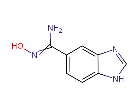 1H-Benzimidazole-6-carboximidamide,  N-hydroxy-