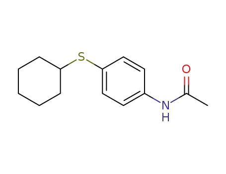cyclohexyl(4-acetylaminophenyl)sulfane