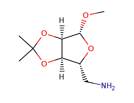 1-O-methyl-2,3-O-isopropylidene-5-amino-5-deoxy-β-D-ribofuranose