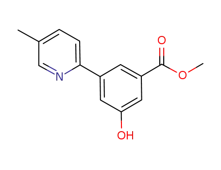 methyl 3-hydroxy-5-(5-methylpyridin-2-yl)benzoate