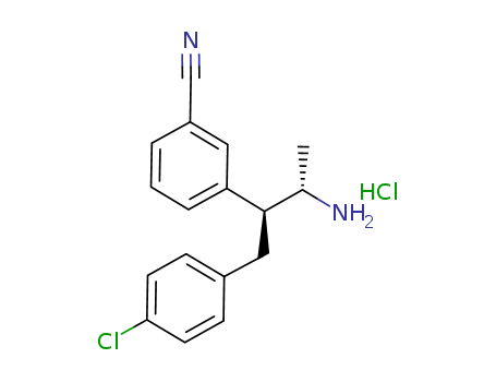 Benzonitrile, 3-[(1S,2S)-2-amino-1-[(4-chlorophenyl)methyl]propyl]-, hydrochloride (1:1)