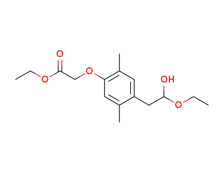 ethyl 2-[4-(2-ethoxy-2-hydroxyethyl)-2,5-dimethylphenoxy]acetate