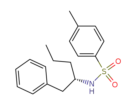 Benzenesulfonamide, 4-methyl-N-[1-(phenylmethyl)butyl]-, (R)-