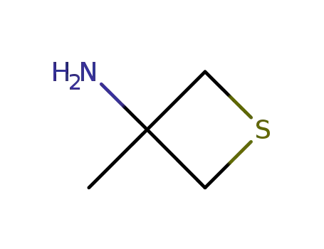 Molecular Structure of 943437-91-0 (3-Methyl-3-thietanamine)