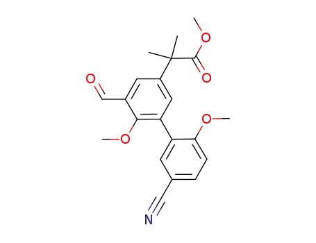 methyl 2-(5'-cyano-5-formyl-6,2'-dimethoxybiphenyl-3-yl)-2-methylpropanoate