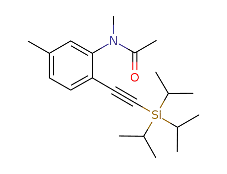 N-methyl-N-(5-methyl-2-((triisopropylsilyl)ethynyl)phenyl)acetamide