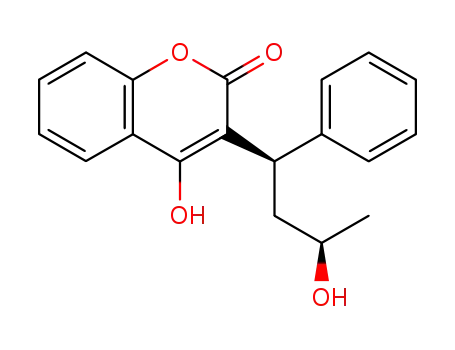 Molecular Structure of 40281-89-8 (2H-1-Benzopyran-2-one, 4-hydroxy-3-(3-hydroxy-phenylbutyl)-, (R-(R*,R*))-)