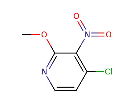 Molecular Structure of 934180-48-0 (4-Chloro-2-Methoxy-3-nitropyridine)