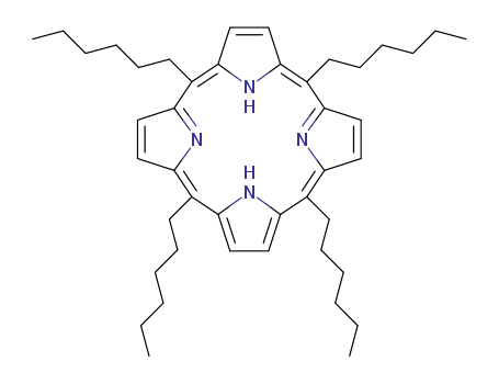 Molecular Structure of 54976-01-1 (5,10,15,20-tetra(n-hexyl)phorphyrin)