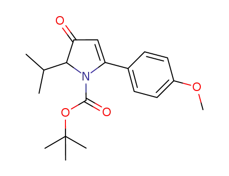 tert-butyl 2-isopropyl-5-(4-methoxyphenyl)-3-oxo-2,3-dihydropyrrole-1-carboxylate