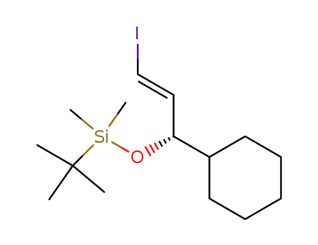 (1E)-(3S)-3-tert-butyldimethylsilyloxy-3-cyclohexyl-1-iodo-1-propene