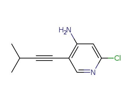 2-chloro-5-(3-methyl-1-butyn-1-yl)-4-Pyridinamine