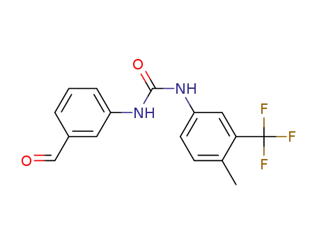 Molecular Structure of 1026988-03-3 (1-(3-formylphenyl)-3-(4-methyl-3-trifluoromethylphenyl)urea)