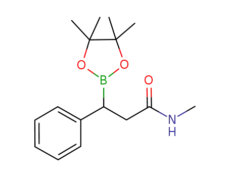 N-methyl-3-phenyl-3-(4,4,5,5-tetramethyl-1,3,2-dioxaborolan-2-yl)propanamide