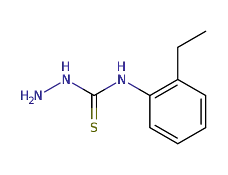 Molecular Structure of 16667-04-2 (4-(2-ETHYLPHENYL)-3-THIOSEMICARBAZIDE)