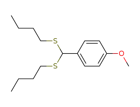 1-(Bis-butylsulfanyl-methyl)-4-methoxy-benzene