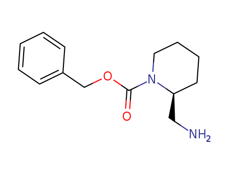 1-Piperidinecarboxylic acid, 2-(aminomethyl)-, phenylmethyl ester, (2S)-