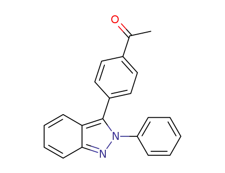 Molecular Structure of 1201938-14-8 (1-(4-(2-phenyl-2H-indazol-3yl)phenyl)ethanone)