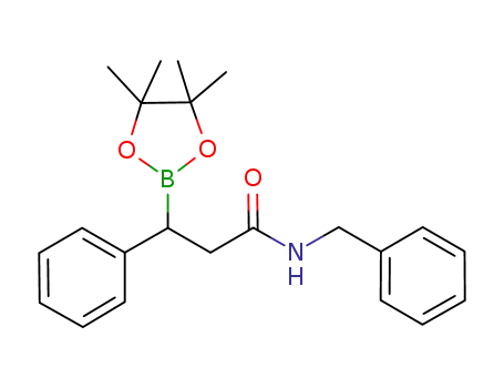 N-benzyl-3-phenyl-3-(4,4,5,5-tetramethyl-1,3,2-dioxaborolan-2-yl)propanamide
