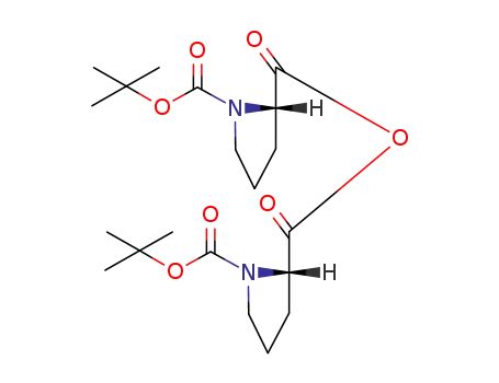 Molecular Structure of 33294-56-3 (symmetric anhydride of Boc-Pro-OH)