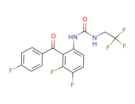 Urea, N-[3,4-difluoro-2-(4-fluorobenzoyl)phenyl]-N'-(2,2,2-trifluoroethyl)-