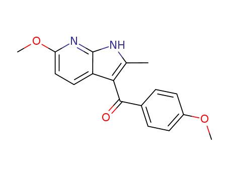 (6-methoxy-2-methyl-1H-pyrrolo[2,3-b]pyridine-3-yl)(4-methoxyphenyl)methanone