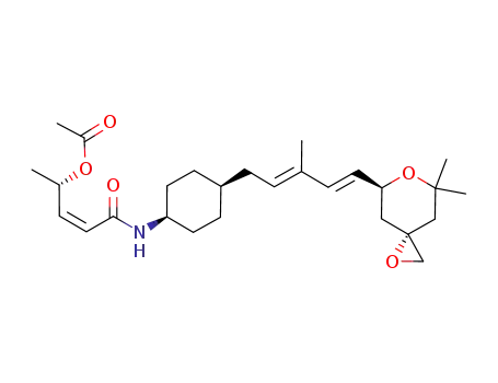 (S,Z)-N-((1R,4R)-4-((2E,4E)-5-((3R,5S)-7,7-dimethyl-1,6-dioxaspiro[2.5]octan-5-yl)-3-methylpenta-2,4-dienyl)cyclohexylamino)-5-oxopent-3-en-2-yl acetate