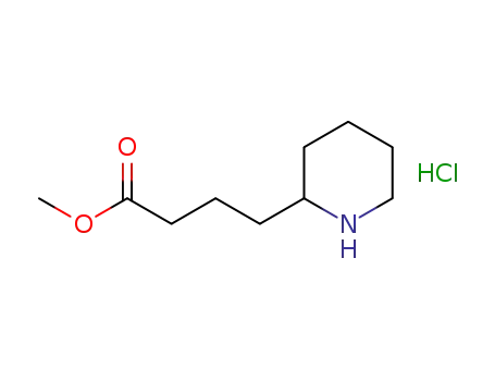 4-(piperidin-2-yl)butanoic acid methyl ester hydrochloride