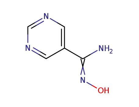 5-Pyrimidinecarboximidamide, N-hydroxy- (9CI)