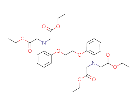 Molecular Structure of 96315-09-2 (5-methyl-BAPTA tetraethyl ester)