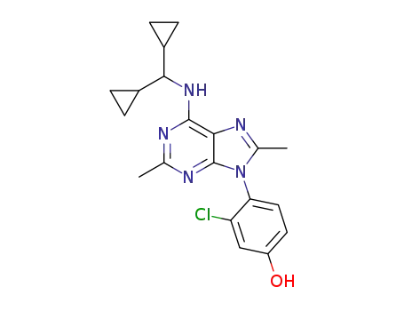 3-chloro-4-[6-(dicyclopropylmethylamino)-2,8-dimethyl-purin-9-yl]-phenol