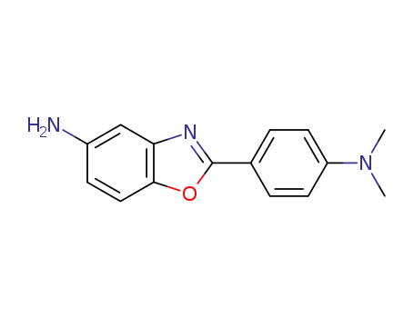 Molecular Structure of 116248-11-4 (2-(4-DIMETHYLAMINO-PHENYL)-BENZOOXAZOL-5-YLAMINE)