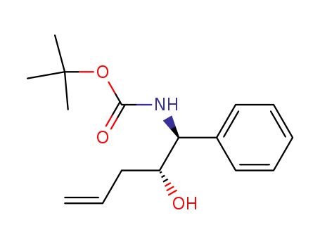 tert-butyl (1S,2R)-2-hydroxy-1-phenylpent-4-enylcarbamate
