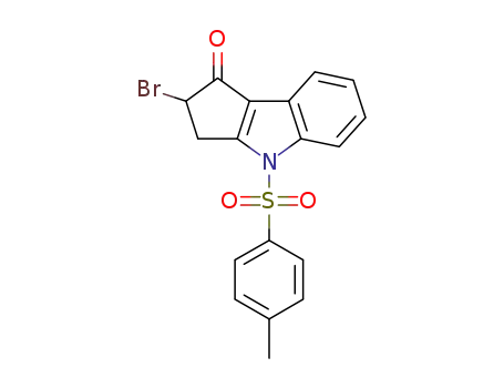 2-bromo-2,3-dihydro-4-tosylcyclopenta[b]indol-1(4H)-one
