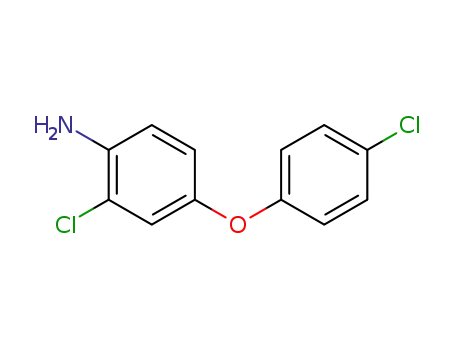 Molecular Structure of 56885-17-7 (2-CHLORO-4-(4-CHLOROPHENOXY)-BENZENAMINE)