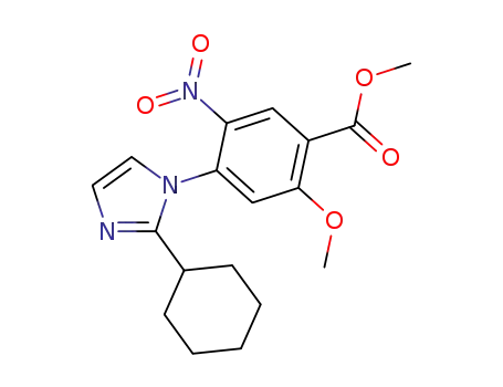 methyl 4-(2-cyclohexyl-1H-imidazol-1-yl)-2-methoxy-5-nitrobenzoate