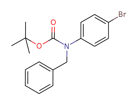 Molecular Structure of 693792-98-2 (tert-Butyl benzyl(4-bromophenyl)carbamate)