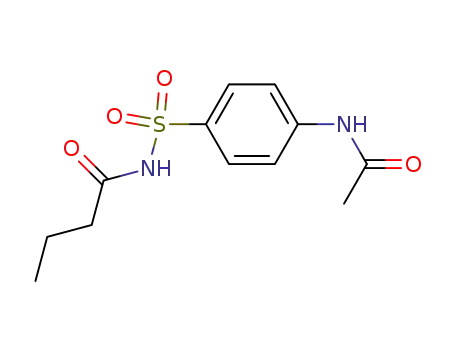 Molecular Structure of 5661-36-9 (4-(acetamido)-N-butyryl-benzenesulfonamide)