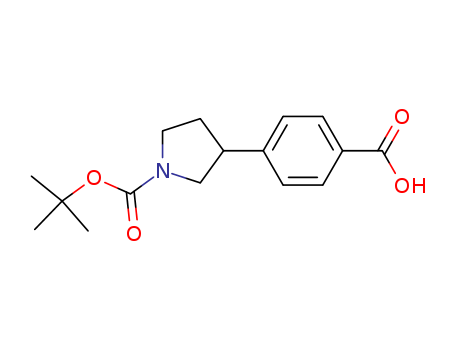 4-{1-[(tert-butoxy)carbonyl]pyrrolidin-3-yl}benzoic?acid