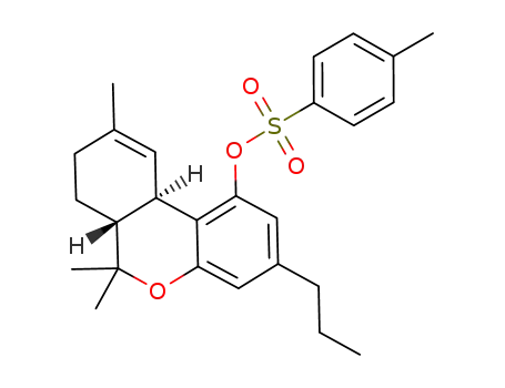 Molecular Structure of 1179328-06-3 (Δ9-tetrahydrocannabivarin tosylate)