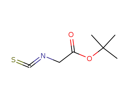 Molecular Structure of 58511-02-7 (Acetic acid, isothiocyanato-, 1,1-dimethylethyl ester)