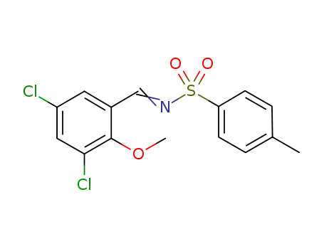 N-(3,5-dichloro-2-methoxybenzylidene)-4-methylbenzenesulfonamide