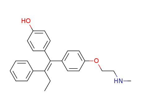 Phenol, 4-[(1E)-1-[4-[2-(methylamino)ethoxy]phenyl]-2-phenyl-1-butenyl]-