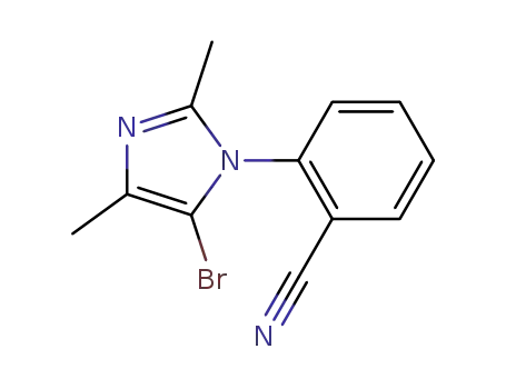 2-(5-bromo-2,4-dimethyl-1H-imidazol-1-yl)benzonitrile