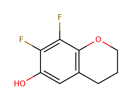 2H-1-Benzopyran-6-ol, 7,8-difluoro-3,4-dihydro-