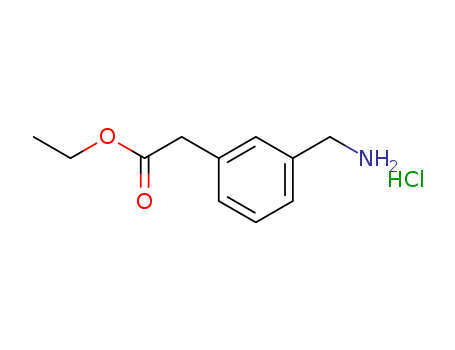 3-AMINOMETHYLPHENYLACETIC ACID ETHYL ESTER(HCL)