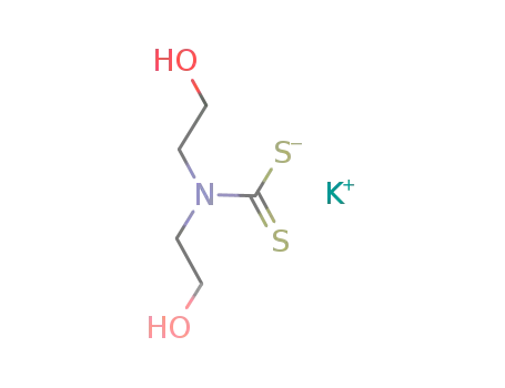 Molecular Structure of 23746-34-1 (POTASSIUMBIS(2-HYDROXYETHYL)DITHIOCARBAMATE)