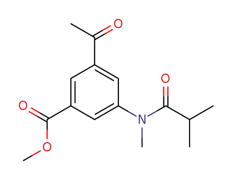 methyl 3-acetyl-5-[isobutyryl(methyl)amino]benzoate