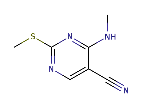 4-(Methylamino)-2-(methylthio)pyrimidine-5-carbonitrile