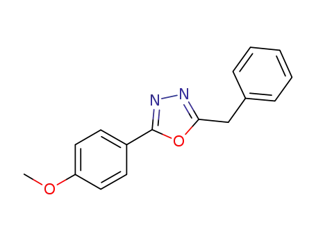 Molecular Structure of 944672-79-1 (2-benzyl-5-(4-methoxyphenyl)-1,3,4-oxadiazole)